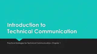 Practical Strategies for Technical Communication