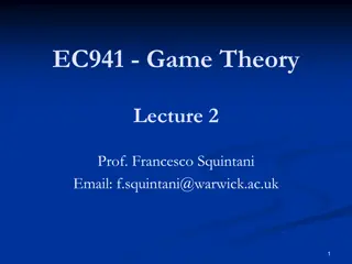 Game Theory: Mixed Strategies & Nash Equilibrium