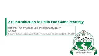 Polio End Game Strategy Overview and Milestones