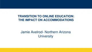 Impact of Transition to Online Education on Student Accommodations