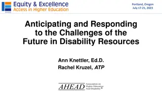 Anticipating Future Challenges in Disability Resources | Portland Conference 2023