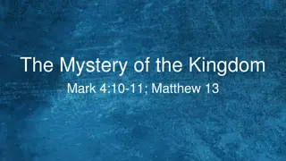 Unveiling the Mystery of the Kingdom Through Scripture