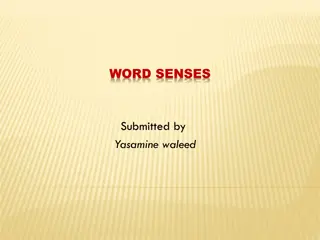 Lexical Ambiguity and Vagueness in Word Senses