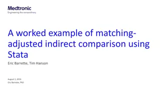 Matching Adjusted Indirect Comparison Using Stata - A Worked Example