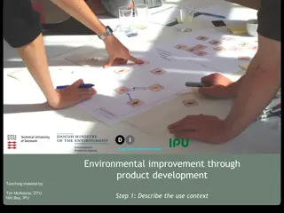 Environmental Improvement through Product Development: Understanding Use Context