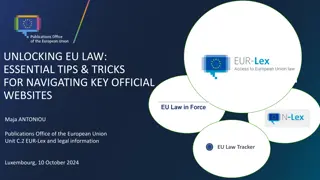 Unlocking EU Law: Essential Tips and Tricks for Navigating Official Websites