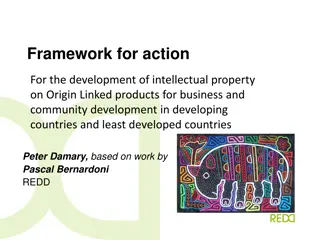 Framework for Intellectual Property on Origin-Linked Products in Developing Countries