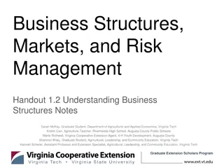 Business Structures and Risk Management