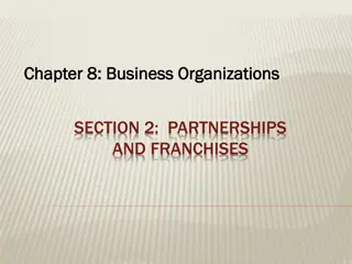 Business Organizations: Partnerships Overview