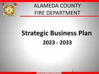 Strategic Business Plan for Alameda County Fire Department 2023-2033