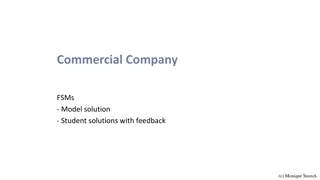 Efficient FSM Model Solution for Commercial Company Order Management