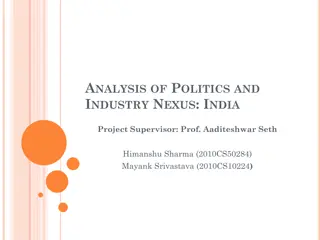 Analyzing Politics and Industry Nexus in India