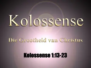 Discovering the Power of Colossians: Insights on Christ's Sovereignty