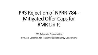 Generator Mitigation Proposal NPRR-784 Impact Analysis