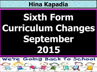 Key Considerations for Sixth Form Curriculum Choices