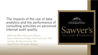 Impact of Data Analytics and Consulting on Audit Quality