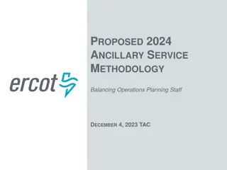 2024 ERCOT Ancillary Service Methodology Review Summary