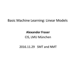 Linear Models in Machine Learning: Basics and Applications
