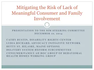 Risk Mitigation Strategies for Consumer and Family Involvement in Healthcare