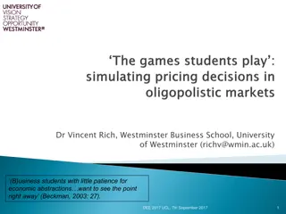 Exploring Pricing Decisions in Oligopolistic Markets Through Business Simulations