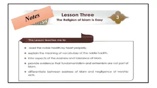 Balanced Approach to Worship in Islam
