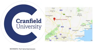 Engineering and Management MSc Program at Cranfield University