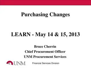 Procurement Changes in New Mexico State Legislature