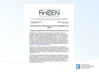 Anti-Money Laundering Regulations in Real Estate
