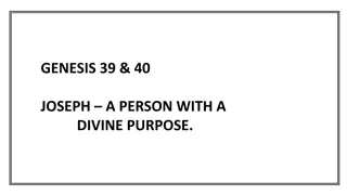 Joseph: A Divine Purpose Unveiled Through Trials