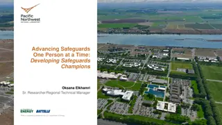 Developing Safeguards Champions - Key to Sustainable Safeguards Implementation