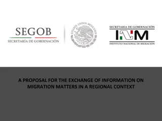 Enhancing Information Exchange for Migration Matters in a Regional Context