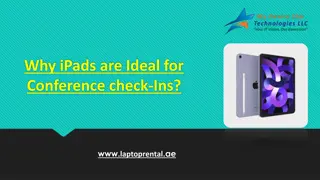 Benefits of iPads for Faster Conference Check-Ins