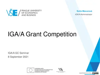 IGA Grant Competition: Funding Opportunities for Student Projects