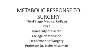 Metabolic Response to Surgery: Impact and Mechanisms Unveiled
