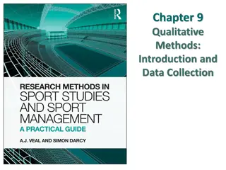 Qualitative Methods in Sport Research