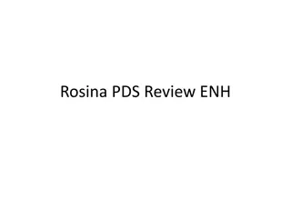 Rosina Data User Manual Calibration Overview and Procedures