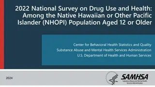 National Survey on Drug Use and Health Among NHOPI Population
