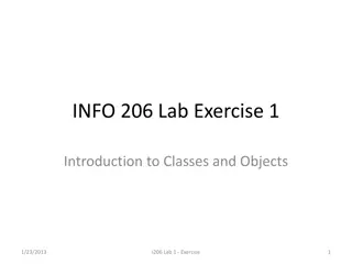 Introduction to Object-Oriented Programming Concepts