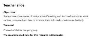 Mastering Best Practices for Confident CV Writing