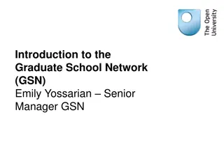 Graduate School Network (GSN) Overview and Services