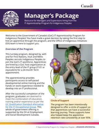 Enhance Indigenous Workforce with Government IT Apprenticeship Program