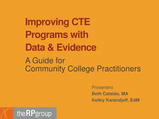 Improving CTE Programs: A Data-Driven Guide for Community Colleges
