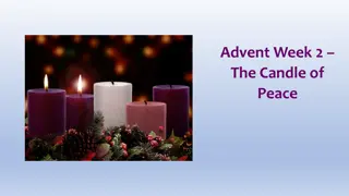 Celebrating Advent: The Candle of Peace and the Promise of Emmanuel