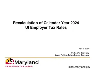 2024 UI Employer Tax Rate Recalculation Process
