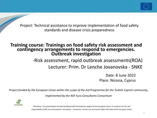 Enhancing Food Safety Standards and Disease Crisis Preparedness