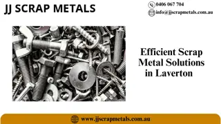 Efficient Scrap Metal Solutions in Laverton