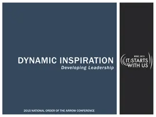 Developing Leadership Skills at National Order of the Arrow Conference 2015