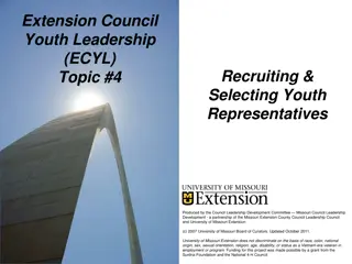 Youth Motivations for Serving on a County Extension Council
