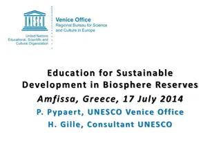 Sustainable Development in Biosphere Reserves: UNESCO's Mandate and Responsibility