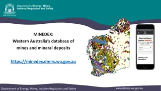 MINEDEX - Western Australia's Comprehensive Mining Database